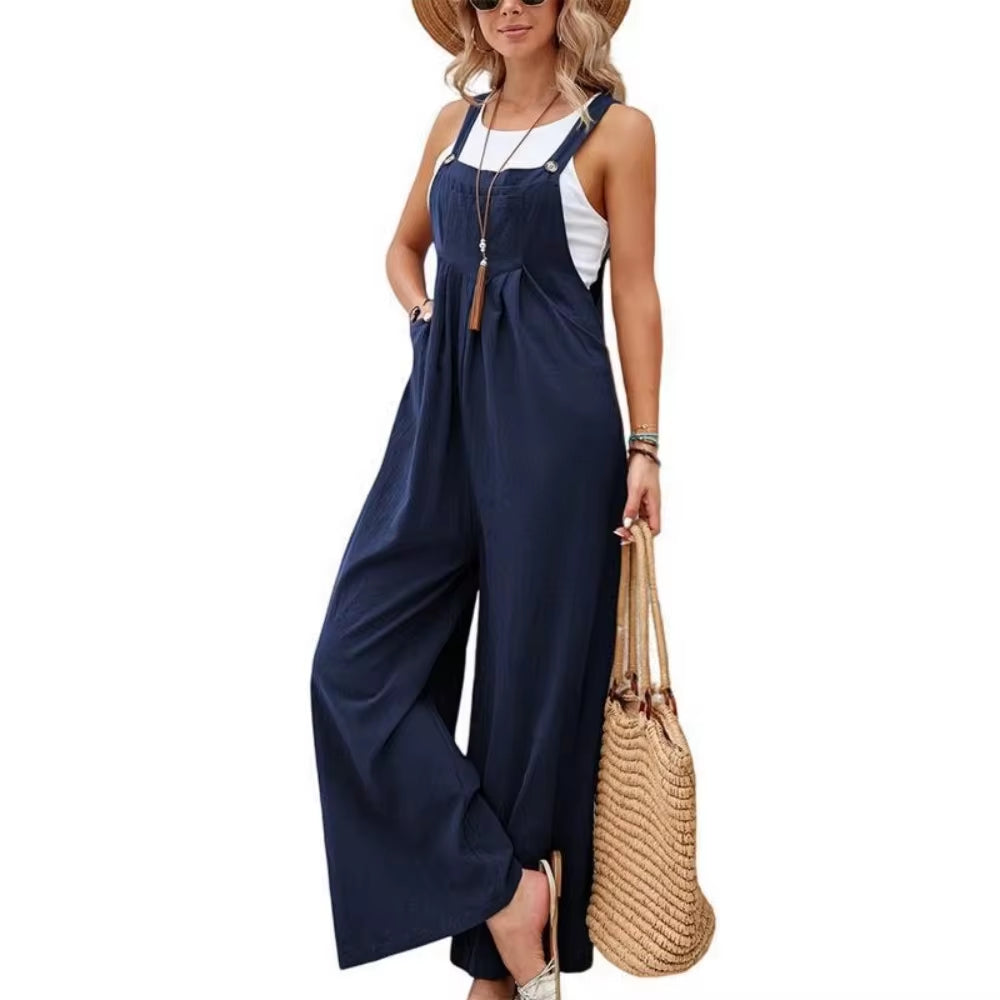 Traveler's Dream Cotton Jumpsuit