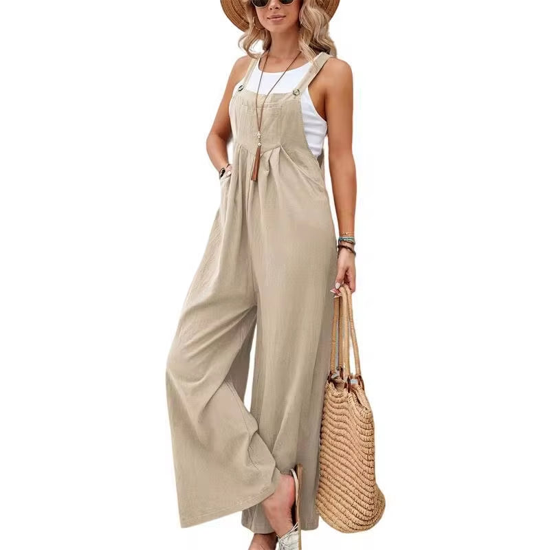 Traveler's Dream Cotton Jumpsuit