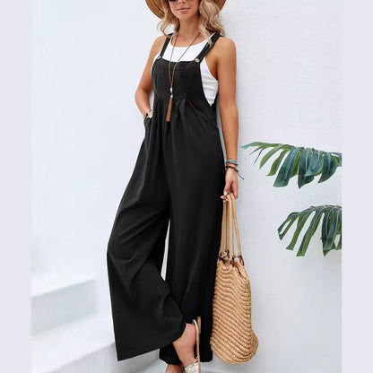 Traveler's Dream Cotton Jumpsuit