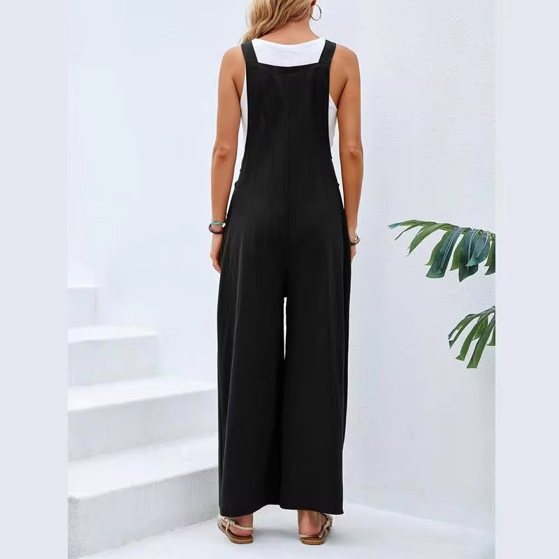 Traveler's Dream Cotton Jumpsuit