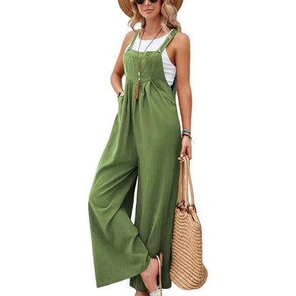 Traveler's Dream Cotton Jumpsuit