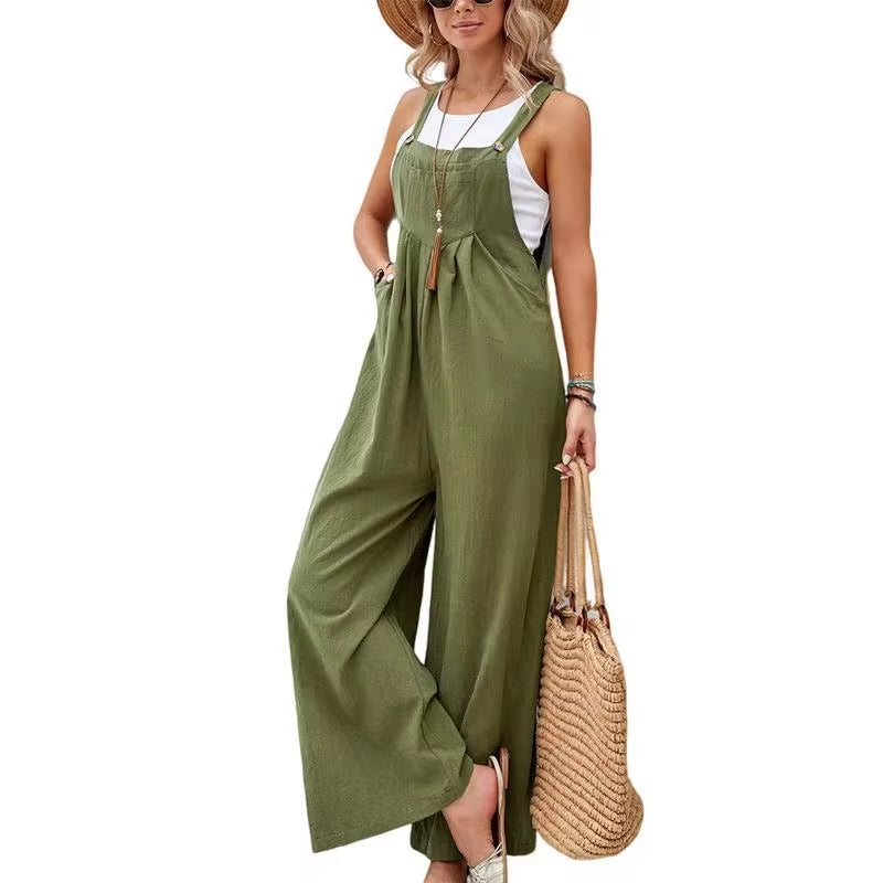 Traveler's Dream Cotton Jumpsuit