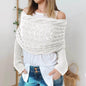 Twilight Treasures Autumn Winter Women's Long Sleeve Knitted Shawl Scarf