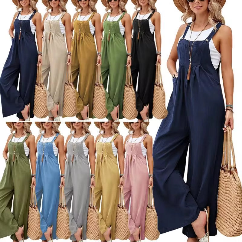 Traveler's Dream Cotton Jumpsuit